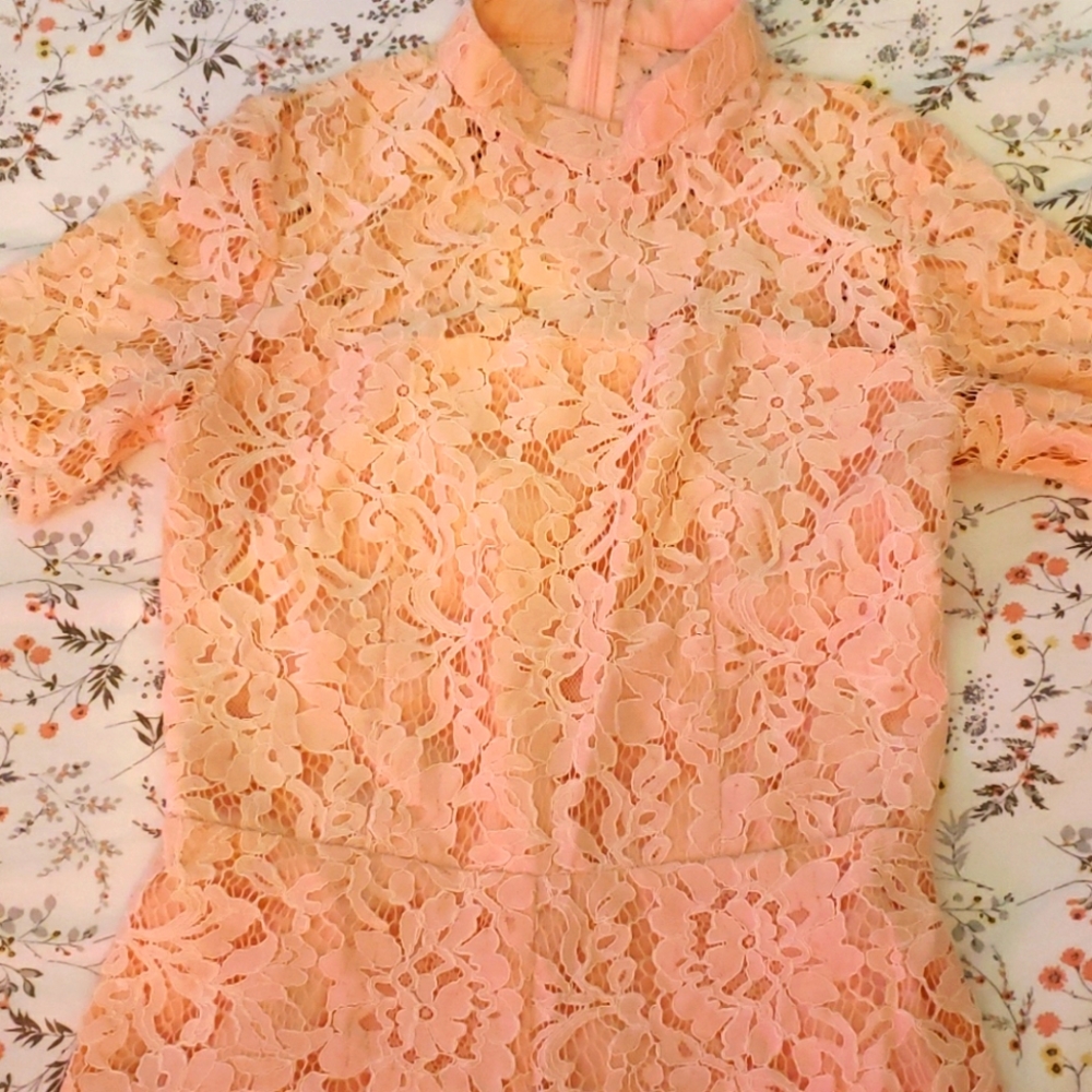Peach Lace Jumper